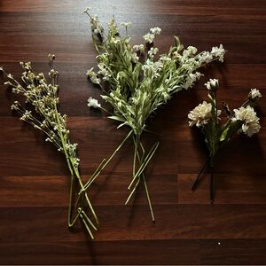 Elegant Cream and Green Artificial Floral Arrangement